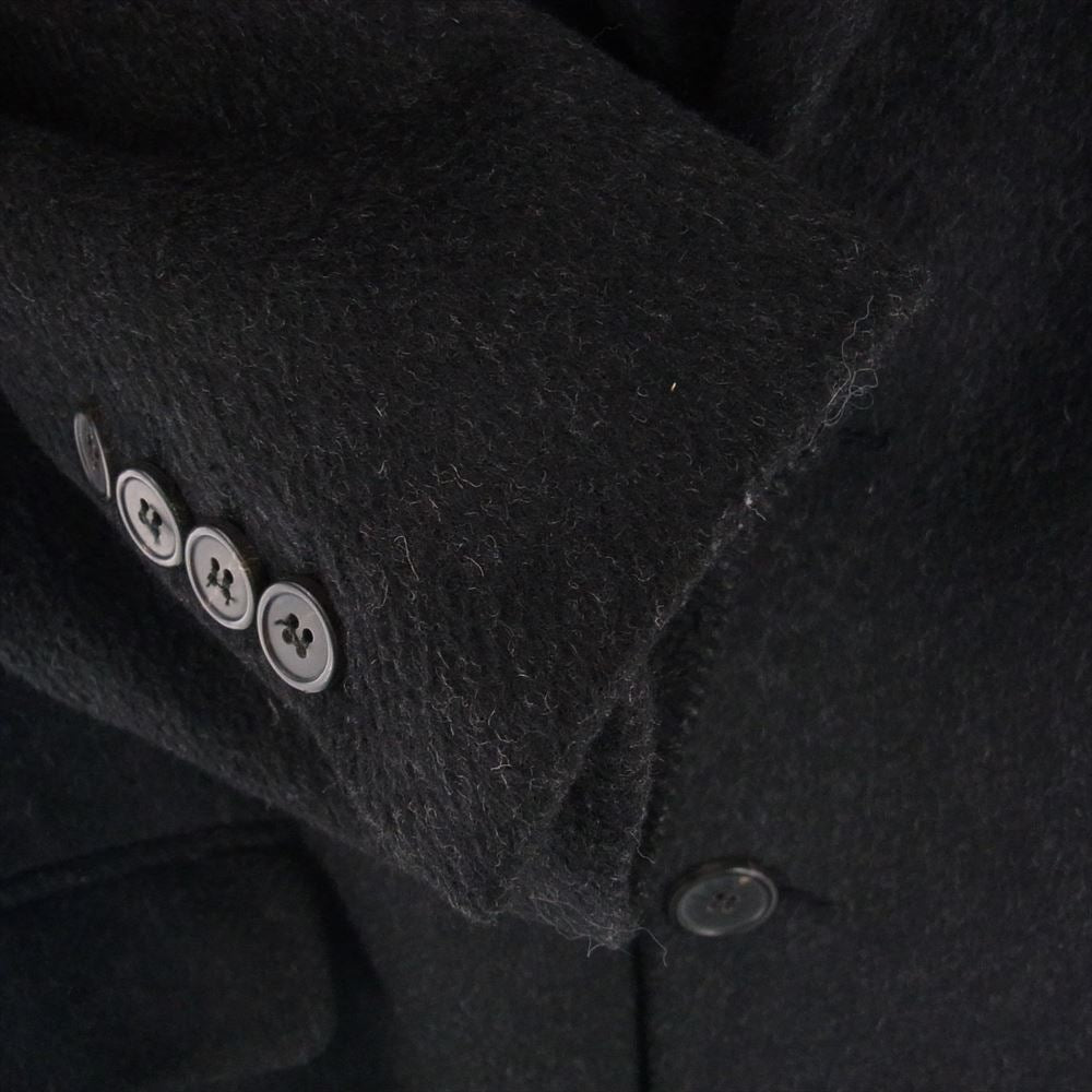 アミアレクサンドルマテュッシ H15M05.16 AMI PARIS アミパリス EMMETEX 3B BUTTONS CLASSIC COAT チェスターコート ブラック系 50【中古】
