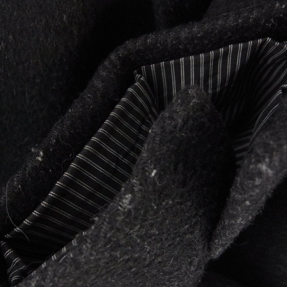 アミアレクサンドルマテュッシ H15M05.16 AMI PARIS アミパリス EMMETEX 3B BUTTONS CLASSIC COAT チェスターコート ブラック系 50【中古】