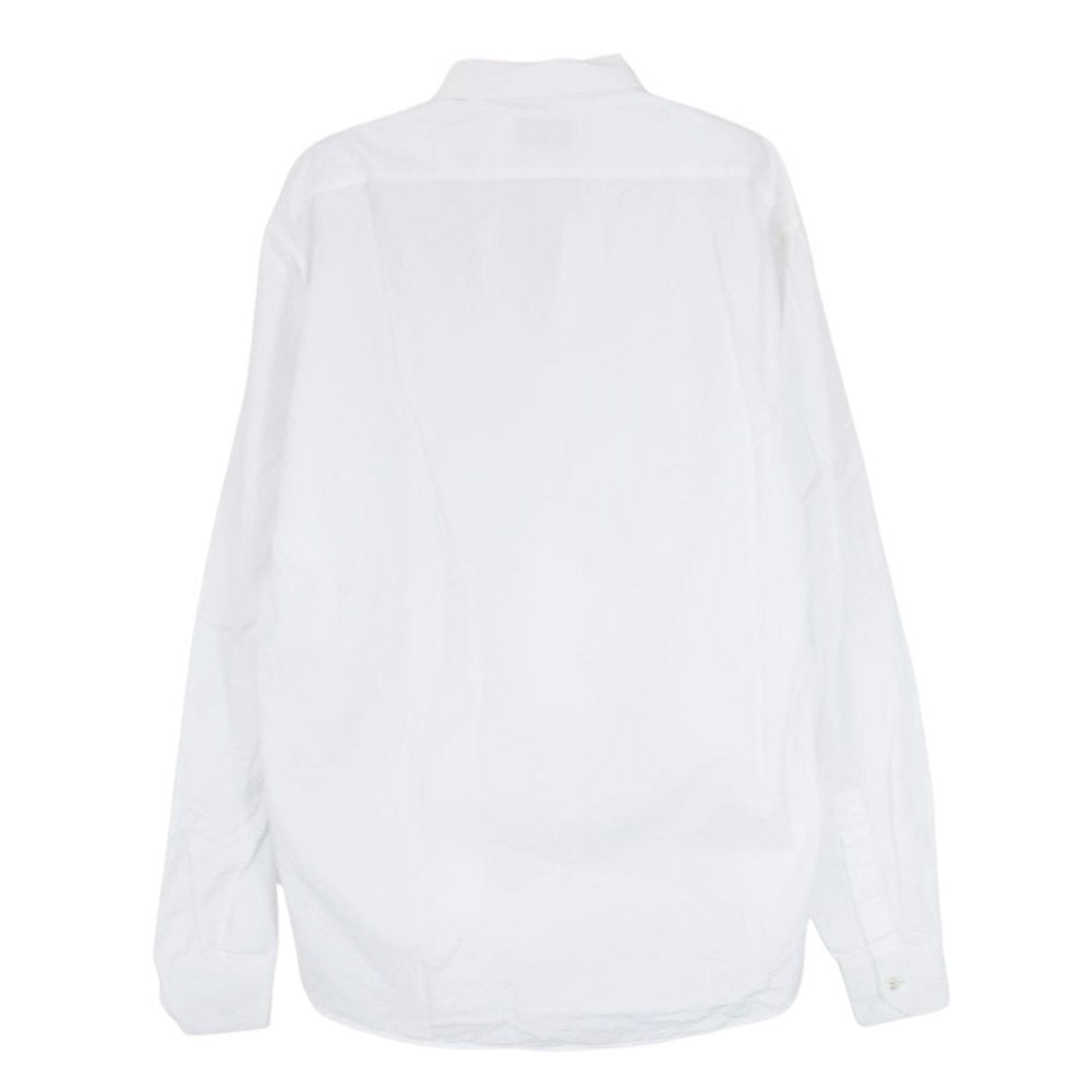 SAINT LAURENT サンローラン 481808 Y216W トンネルカラー 比翼 長袖 ドレスシャツ ホワイト系 38【中古】
