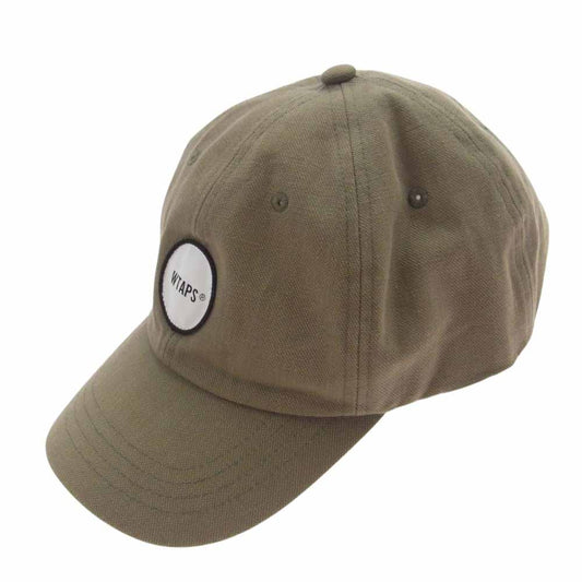 WTAPS ダブルタップス 20SS 201HCDT-HT03 T-6L 01 CAP. COTTON. OXFORD オックスフォード ロゴワッペン キャップ カーキ系【中古】