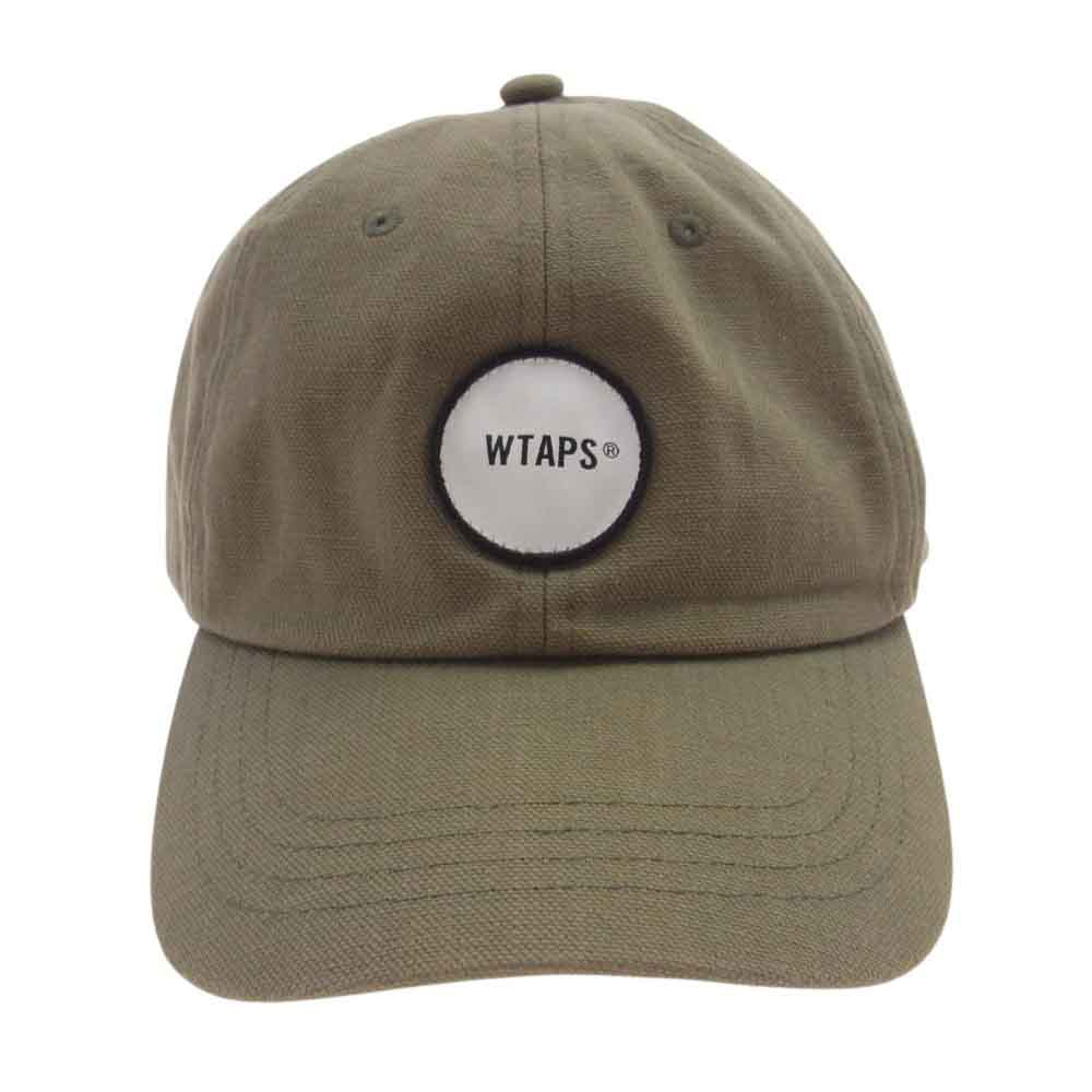 WTAPS ダブルタップス 20SS 201HCDT-HT03 T-6L 01 CAP. COTTON. OXFORD オックスフォード ロゴワッペン キャップ カーキ系【中古】