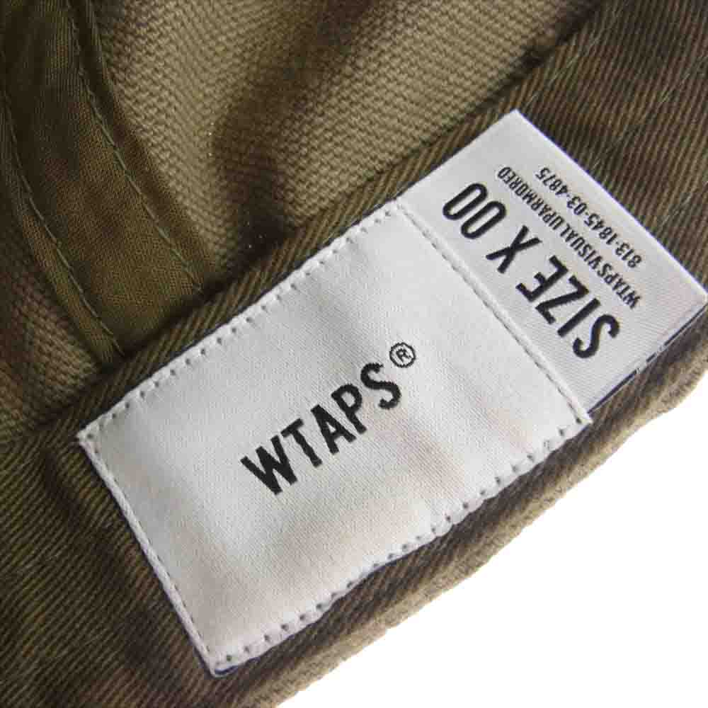 WTAPS ダブルタップス 20SS 201HCDT-HT03 T-6L 01 CAP. COTTON. OXFORD オックスフォード ロゴワッペン キャップ カーキ系【中古】