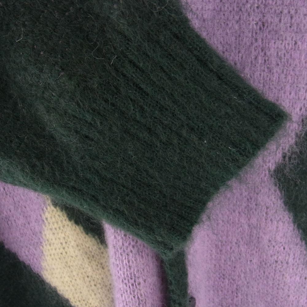 Needles ニードルス 22AW LQ272 Mohair Cardigan Diamond モヘア ダイヤモンド カーディガン マルチカラー系 M【美品】【中古】
