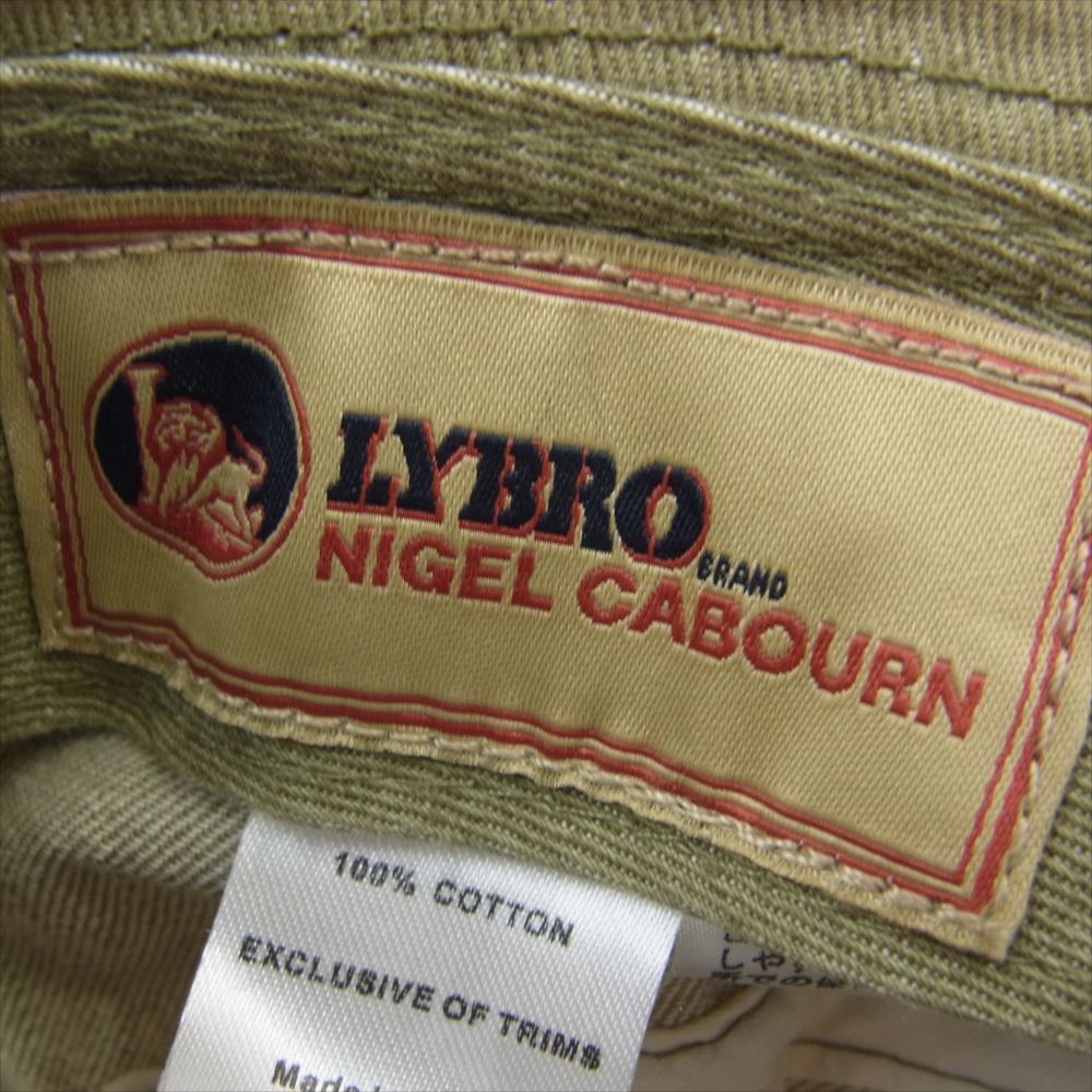 Nigel Cabourn ナイジェルケーボン LYBRO ライブロ NAM BUCKET HAT バケット ハット カーキ系【中古】