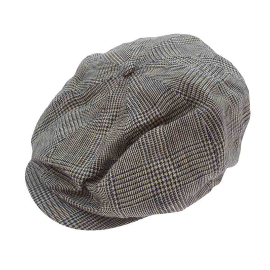 Nigel Cabourn ナイジェルケーボン 8038-00-66001 リネン キャスケット 帽子 ネイビー系 イエロー系 M【美品】【中古】