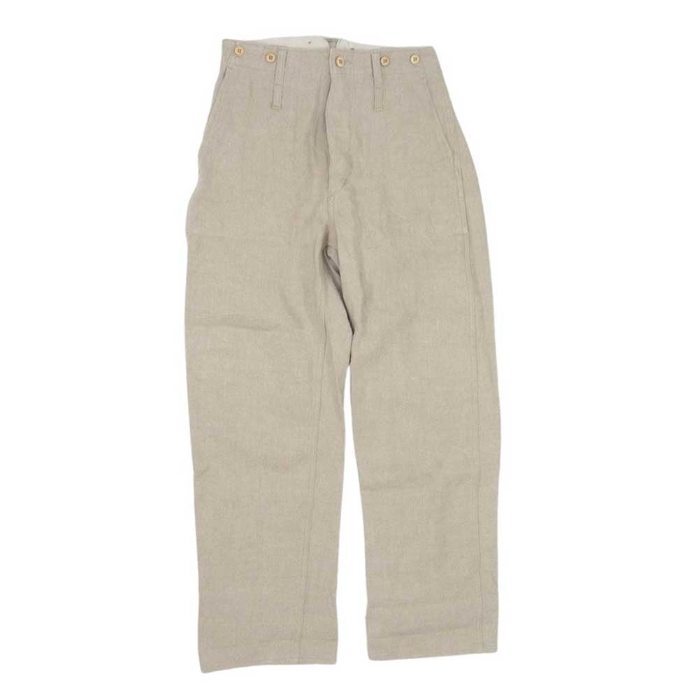 Nigel Cabourn ナイジェルケーボン 8044-00-50003 リネン ミリタリー ワーク パンツ ベージュ系 30【中古】