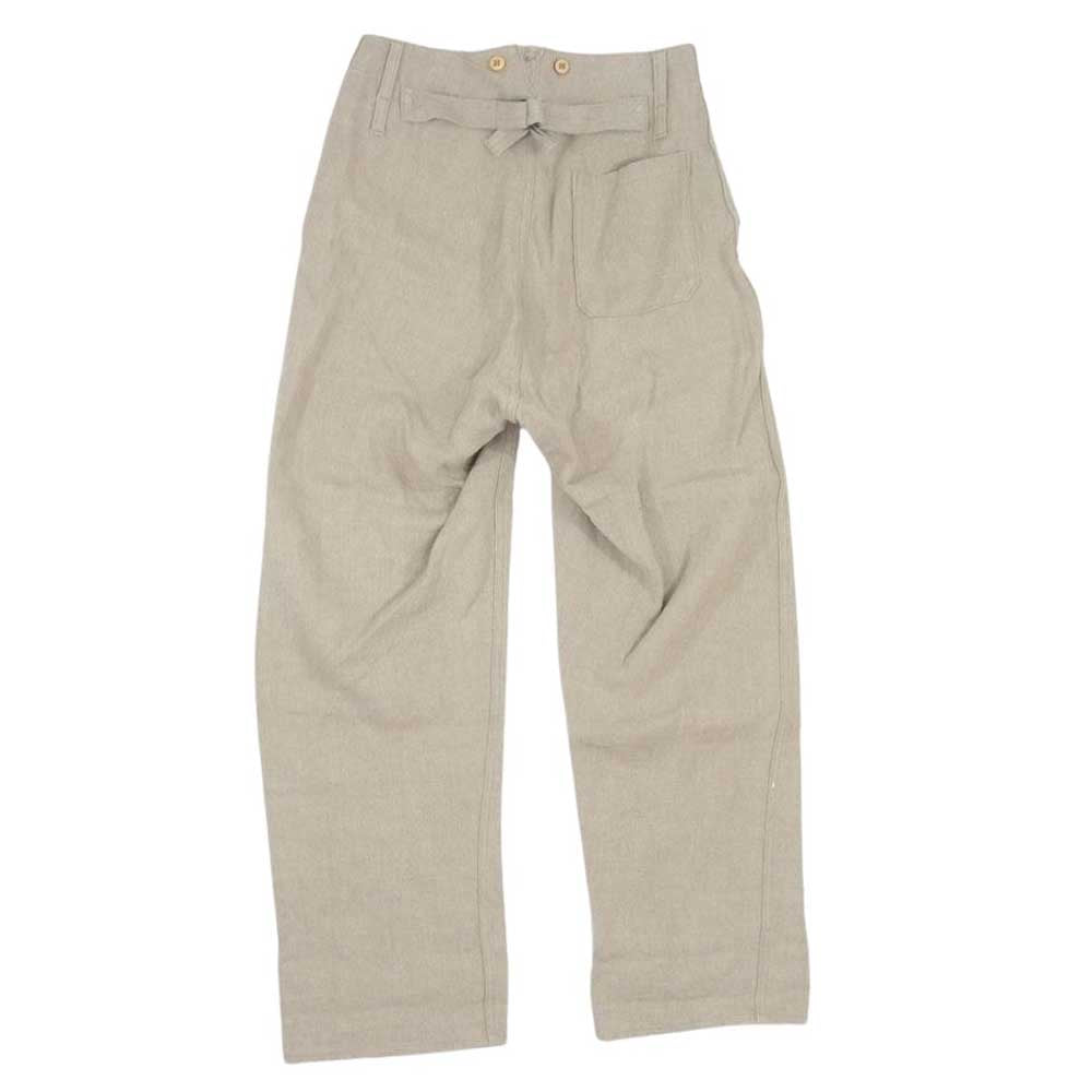 Nigel Cabourn ナイジェルケーボン 8044-00-50003 リネン ミリタリー ワーク パンツ ベージュ系 30【中古】