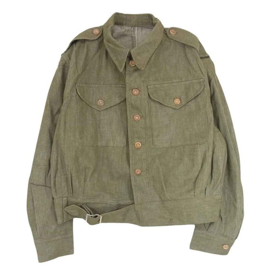 イギリス軍 ヴィンテージ 50 バトル ドレス ジャケット カーキ系 6【中古】