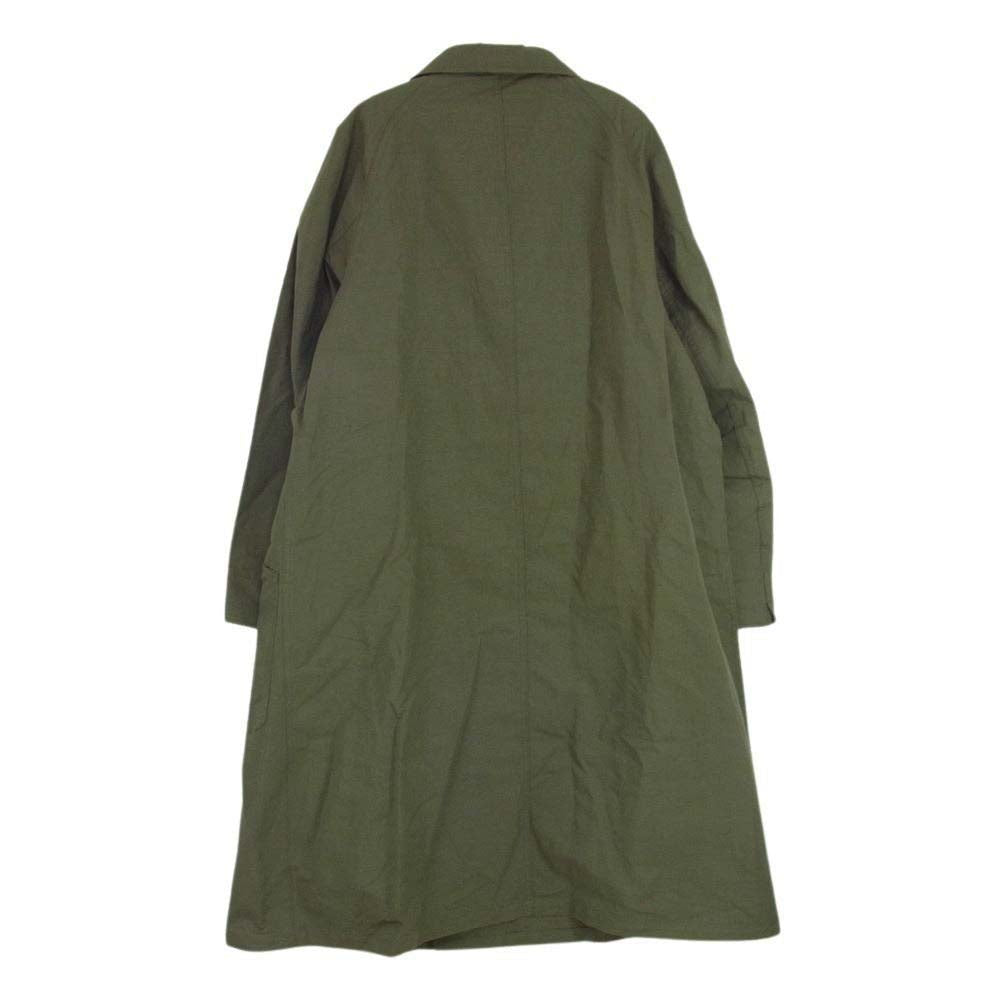 Nigel Cabourn ナイジェルケーボン 8044-00-00000 CC22 ATELIER COAT アトリエ コート コットンリネン カーキ系 46【極上美品】【中古】