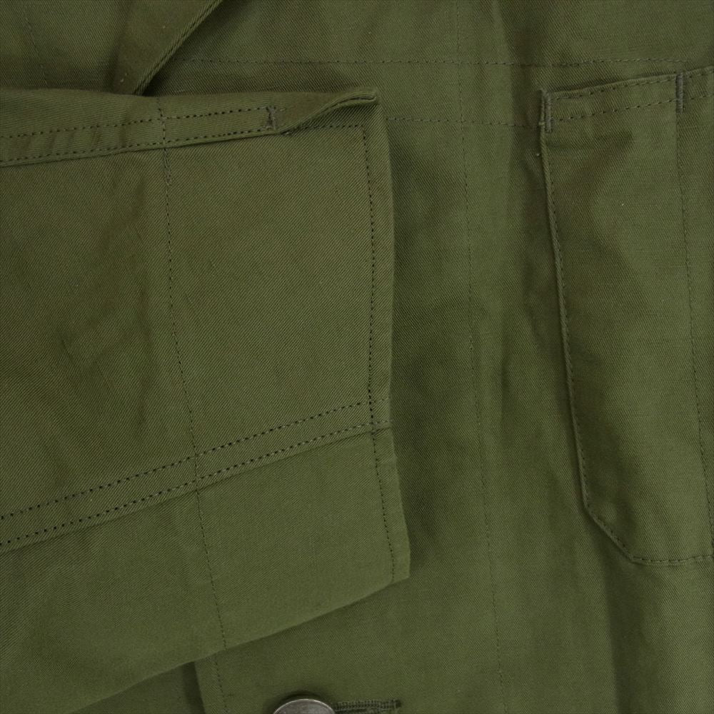 Nigel Cabourn ナイジェルケーボン 8044-00-00000 CC22 ATELIER COAT アトリエ コート コットンリネン カーキ系 46【極上美品】【中古】