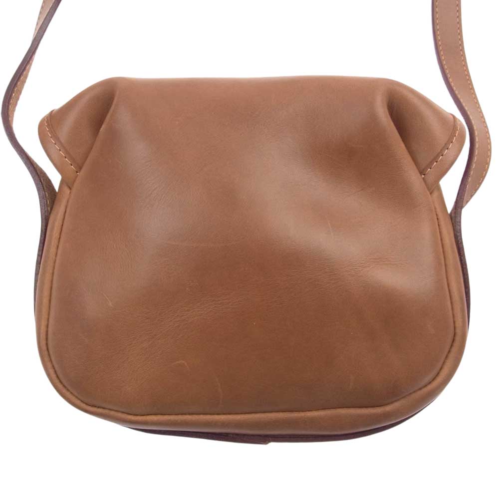 WHITE HOUSE COX ホワイトハウスコックス L9088 SMALL CARTRIDGE BAG BRITISH COUNTRY LEATHER スモール カートリッジ ショルダー バッグ ベジタブルタンニン レザー ブラウン系【中古】