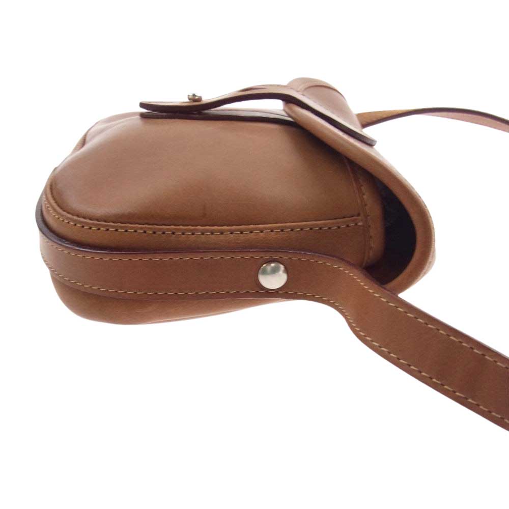 WHITE HOUSE COX ホワイトハウスコックス L9088 SMALL CARTRIDGE BAG BRITISH COUNTRY LEATHER スモール カートリッジ ショルダー バッグ ベジタブルタンニン レザー ブラウン系【中古】