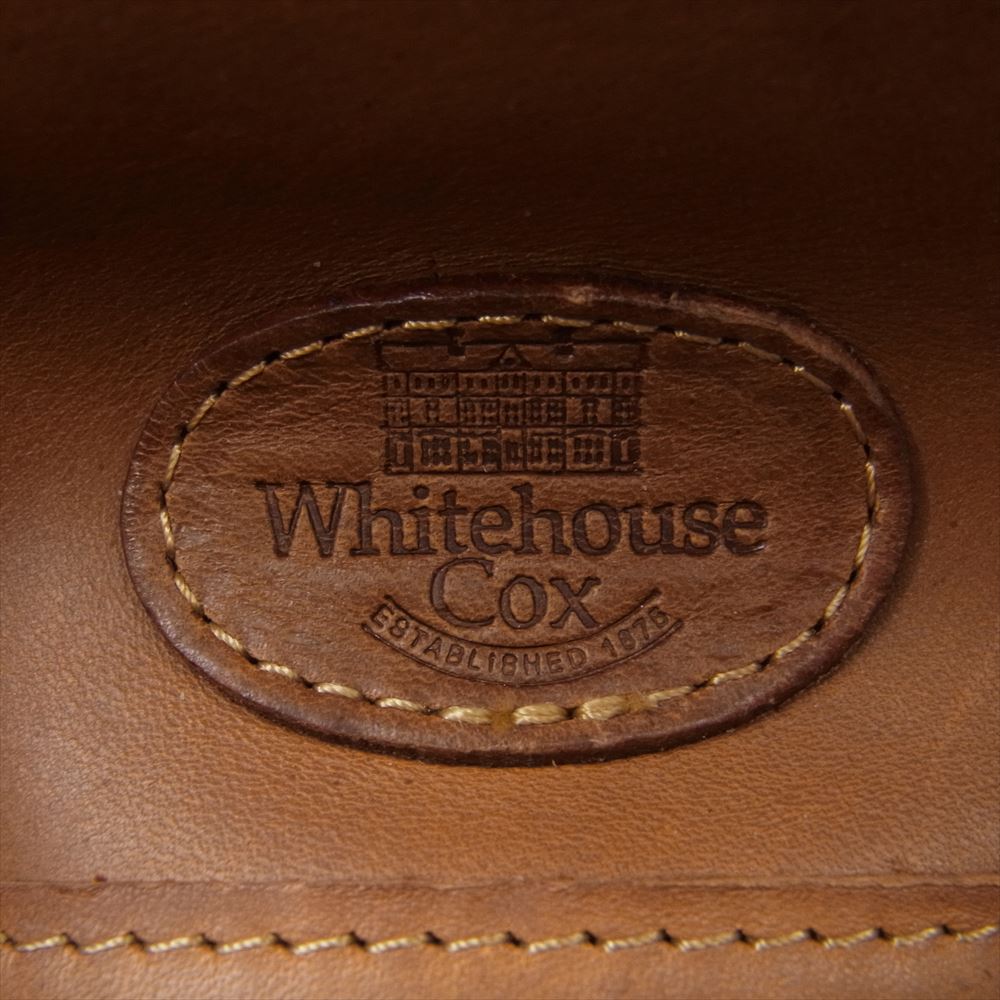 WHITE HOUSE COX ホワイトハウスコックス L9088 SMALL CARTRIDGE BAG BRITISH COUNTRY LEATHER スモール カートリッジ ショルダー バッグ ベジタブルタンニン レザー ブラウン系【中古】