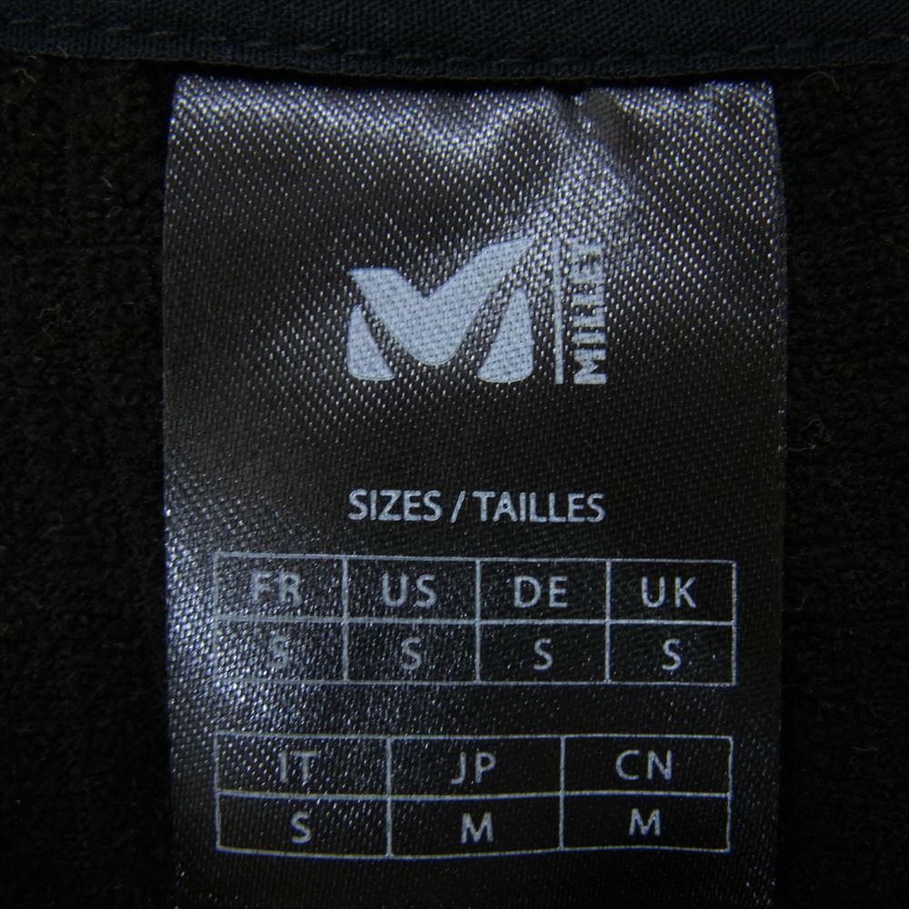 ミレー MIV02041 DRY GRID CREW M ドライ グリッド クルー カットソー プルオーバー インナー トップス ブラック系 M【中古】