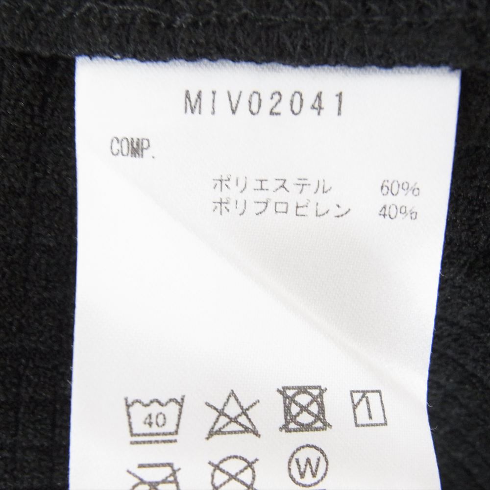ミレー MIV02041 DRY GRID CREW M ドライ グリッド クルー カットソー プルオーバー インナー トップス ブラック系 M【中古】