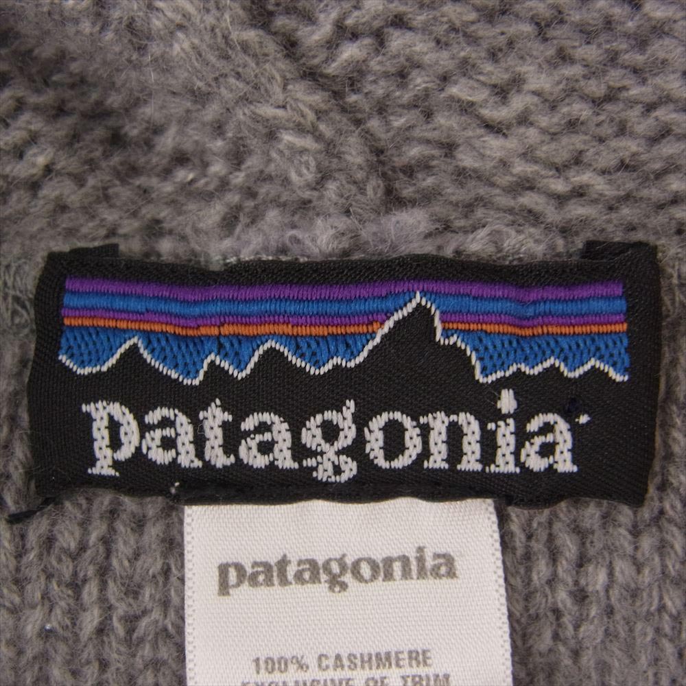 patagonia パタゴニア 09AW 50887 09年製 カシミア カシミヤ ニット ジップアップ パーカー グレー系 S【中古】