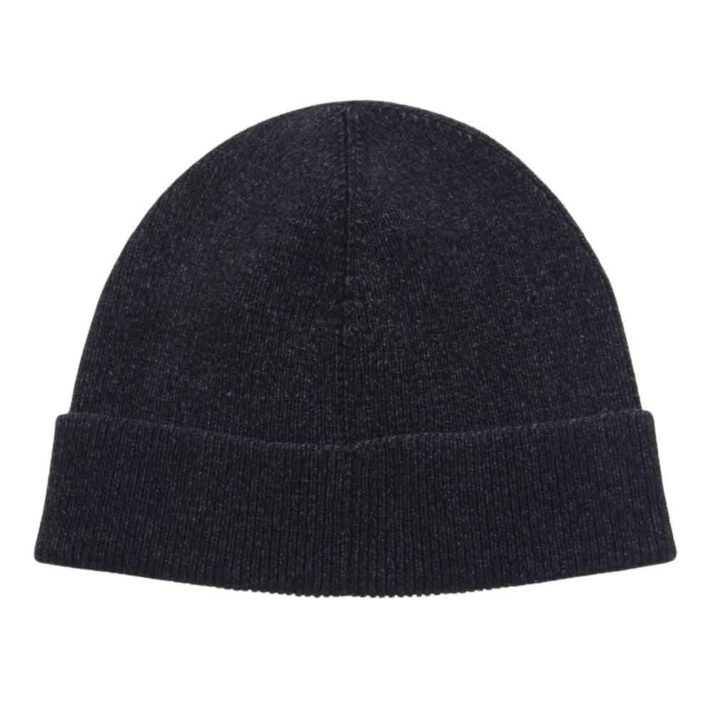 RRL ダブルアールエル ブラックインディゴ ビーニー ニットキャップ グレー系 47cm【中古】