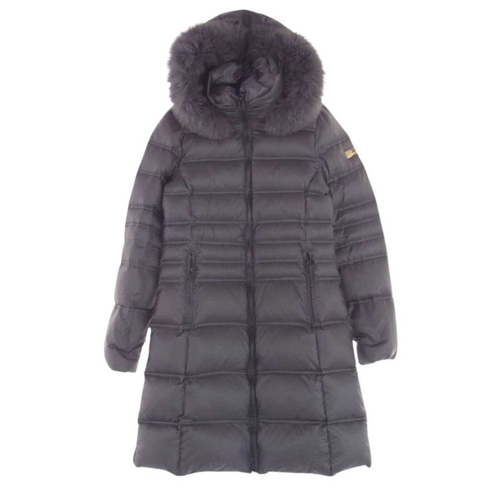 フェーバー FAV5128 JESSICA ジェシカ ファー ダウン コート ジャケット グレー系 42【中古】