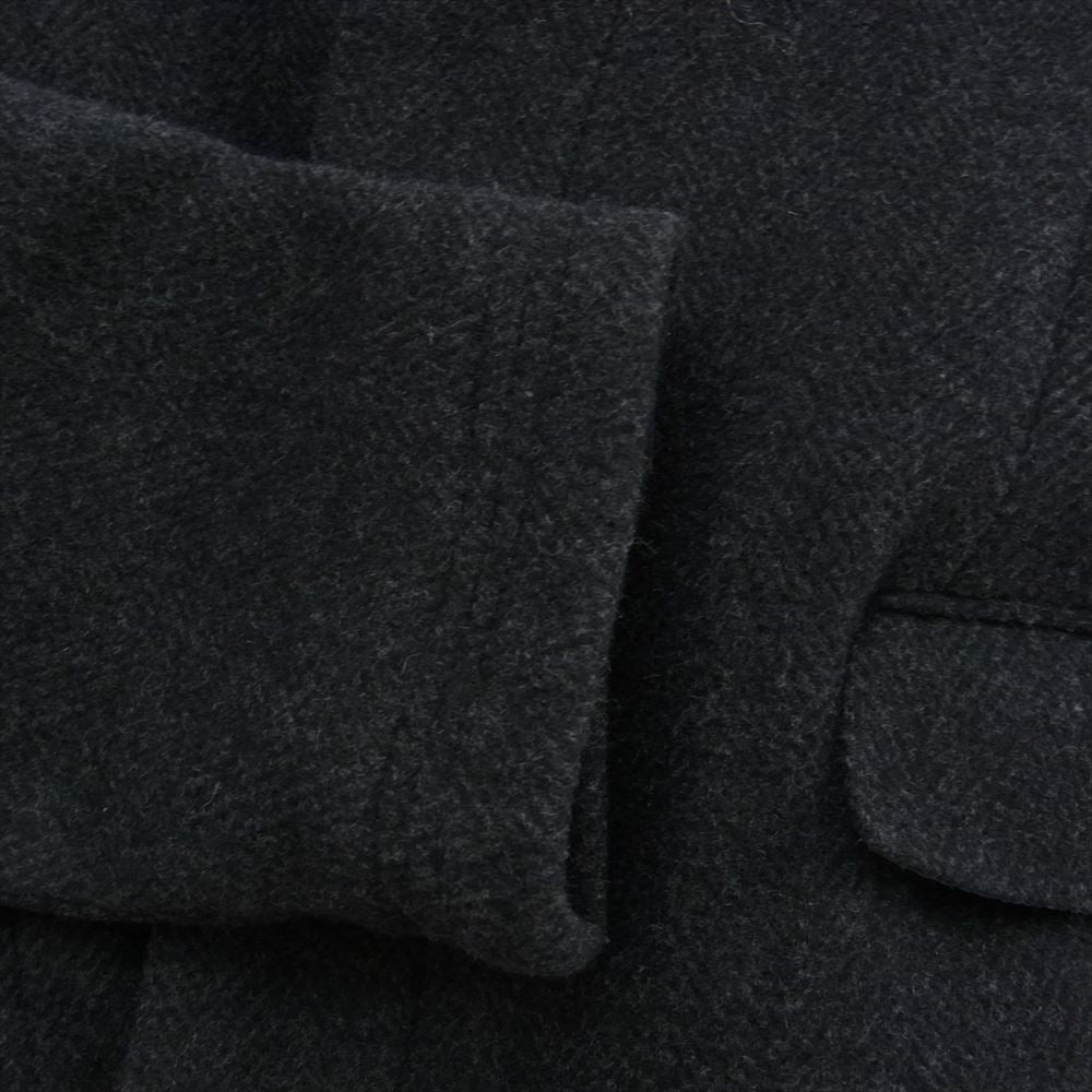 POLO RALPH LAUREN ポロ・ラルフローレン ウール ヘリンボーン チェスター コート ダークグレー系 40R【中古】