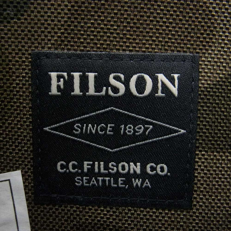 FILSON フィルソン DRYDEN BRIEFCASE ドライデン ブリーフケース 2WAY ショルダー バッグ ブラウン系 カーキ系 ONESIZE【中古】