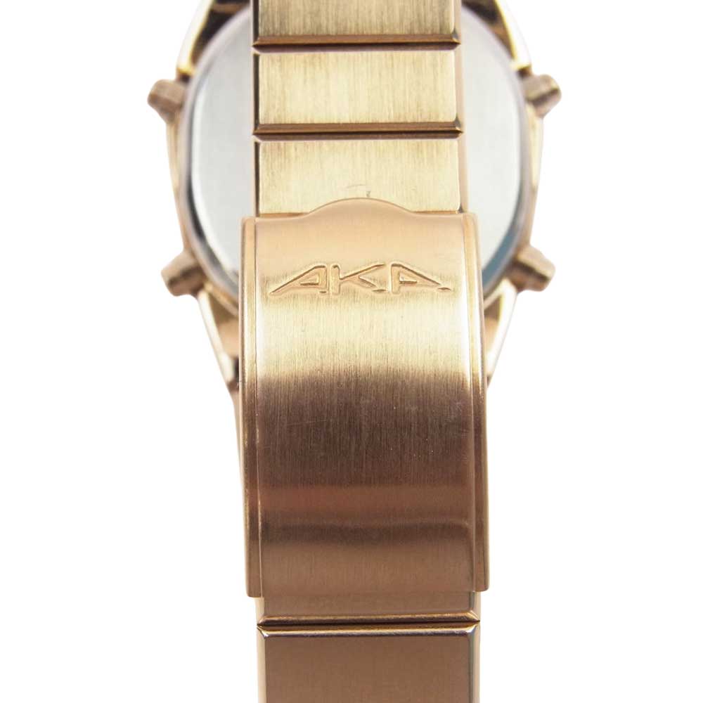 SEIKO セイコー W670-4000 不動品 ALBA AKA LIMITED アルバ デジタル ウォッチ 腕時計 ゴールド系【中古】