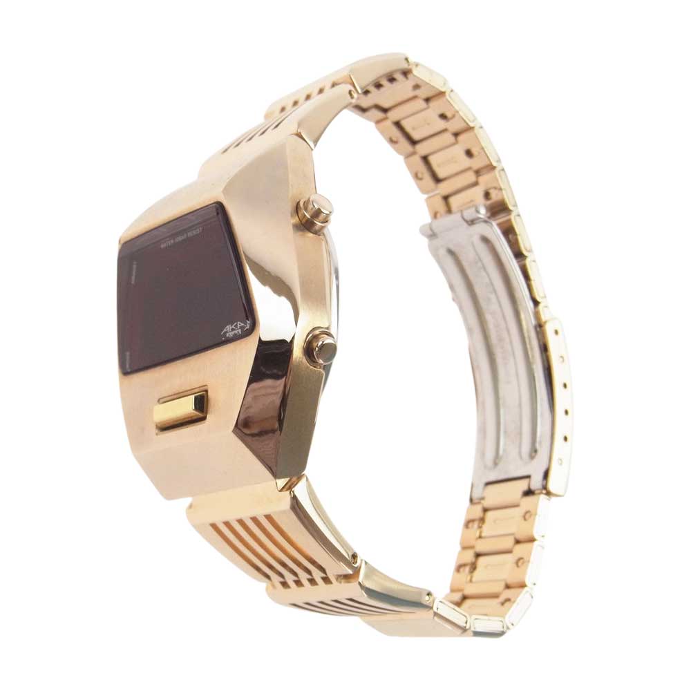 SEIKO セイコー W670-4000 不動品 ALBA AKA LIMITED アルバ デジタル ウォッチ 腕時計 ゴールド系【中古】