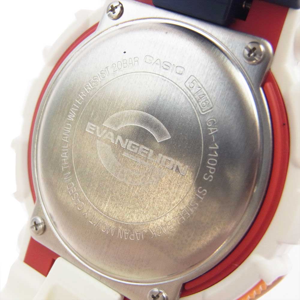 G-SHOCK ジーショック GA-110PS-7AJR × EVANGELION エヴァンゲリオン 綾波レイ プラグスーツモデル アナデジ 腕時計 ウォッチ 不動品 ホワイト系【中古】