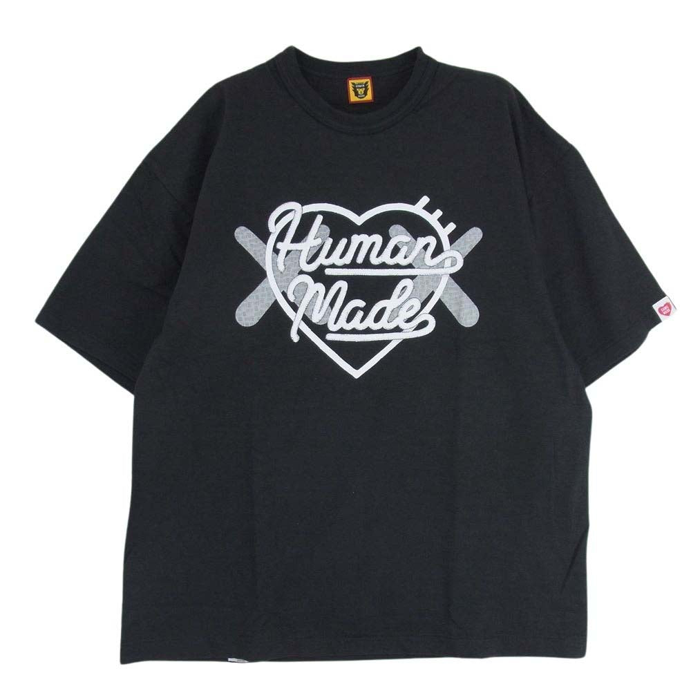 HUMAN MADE ヒューマンメイド XX26TE005 × KAWS カウズ MADE GRAPHIC T-SHIRT グラフィック 半袖 Tシャツ ブラック系 2XL【新古品】【未使用】【中古】