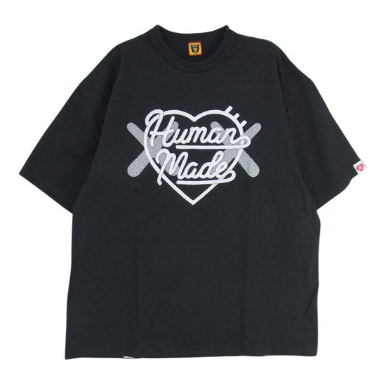 HUMAN MADE ヒューマンメイド XX26TE005 × KAWS カウズ MADE GRAPHIC T-SHIRT グラフィック 半袖 Tシャツ ブラック系 2XL【新古品】【未使用】【中古】