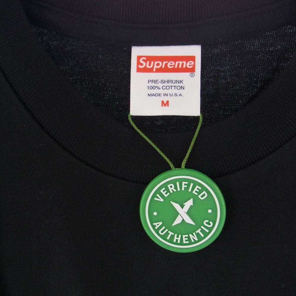 Supreme シュプリーム 20SS shop tee ショップ Tシャツ ブラック系 M【美品】【中古】