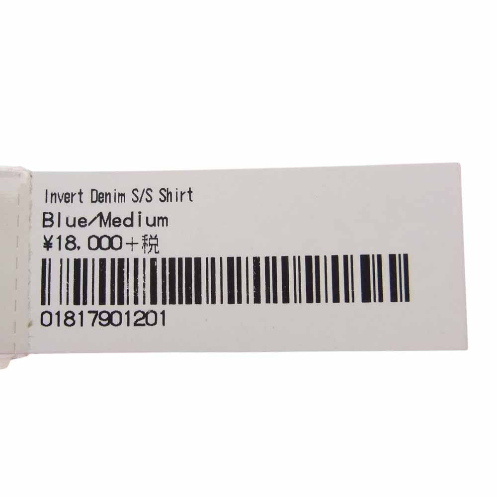 Supreme シュプリーム 20SS Invert Denim S/S Shirt インバート デニム シャツ インディゴブルー系 M【新古品】【未使用】【中古】