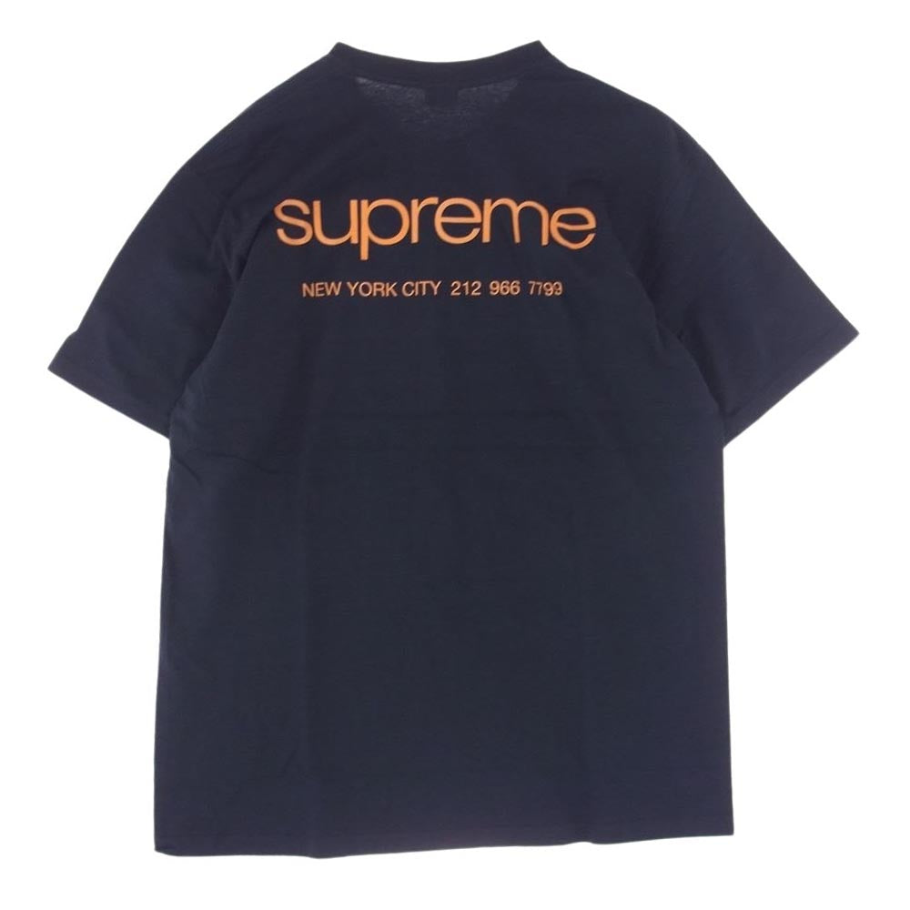 Supreme シュプリーム 23AW NYC Tee ニューヨークシティー Tシャツ ネイビー系 L【新古品】【未使用】【中古】
