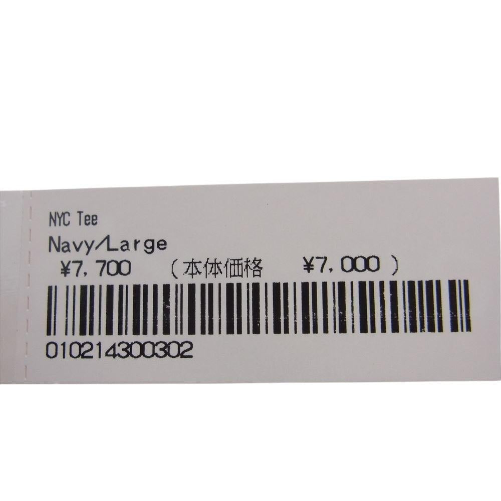 Supreme シュプリーム 23AW NYC Tee ニューヨークシティー Tシャツ ネイビー系 L【新古品】【未使用】【中古】