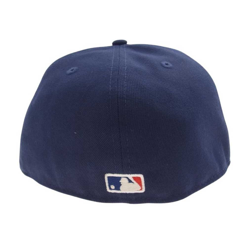 FEAR OF GOD フィアオブゴッド ESSENTIALS エッセンシャルズ × NEW ERA ニューエラ 59FIFTY ベースボール キャップ ネイビー系【極上美品】【中古】