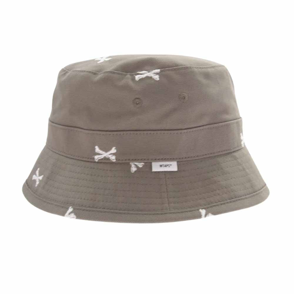 WTAPS ダブルタップス 22SS 221HCDT-HT16 BUCKET 02 HAT クロスボーン バケットハット ベージュ系 X03【中古】