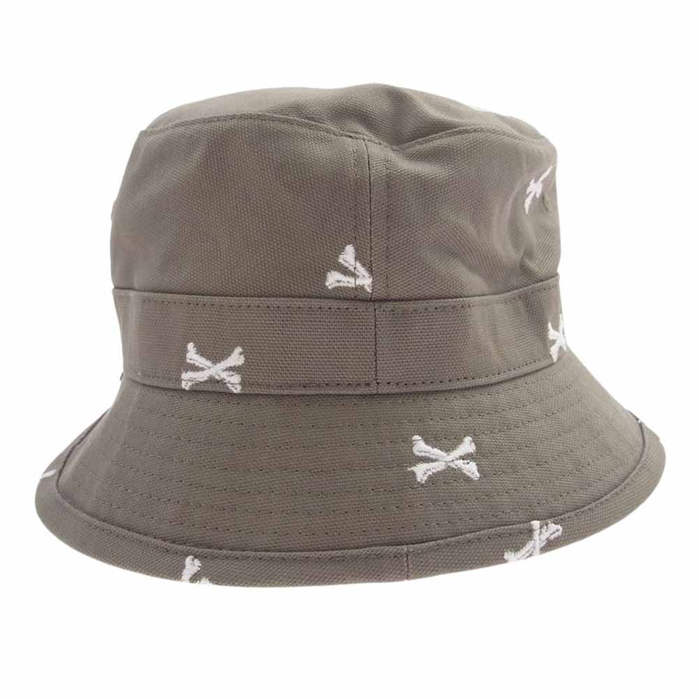 WTAPS ダブルタップス 22SS 221HCDT-HT16 BUCKET 02 HAT クロスボーン バケットハット ベージュ系 X03【中古】