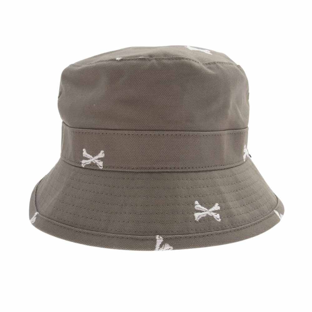 WTAPS ダブルタップス 22SS 221HCDT-HT16 BUCKET 02 HAT クロスボーン バケットハット ベージュ系 X03【中古】