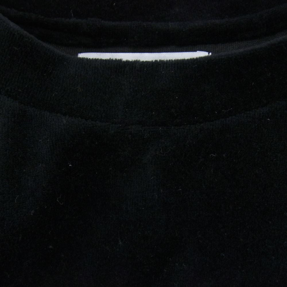 タイトブース プロダクション HAND SIGN VELOUR LS ハンドサイン ベロア ロングスリーブ カットソー ブラック系 L【中古】