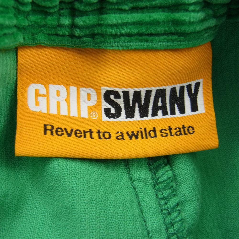 スタブリッジ × GRIP SWANY INNER CITY EXPLORER SHORTS 1 CORDS グリップスワニー インナー シティ エクスプローラー ショーツ コーデュロイ グリーン グリーン系 L【中古】