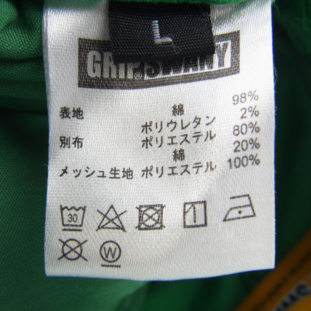 スタブリッジ × GRIP SWANY INNER CITY EXPLORER SHORTS 1 CORDS グリップスワニー インナー シティ エクスプローラー ショーツ コーデュロイ グリーン グリーン系 L【中古】