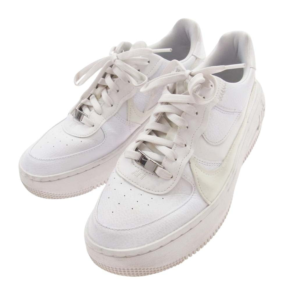NIKE ナイキ DJ9946-100 WMNS Air Force 1 Low W AF1 PLT.AF.ORM AF1 ウィメンズ エアフォースワン ローカット スニーカー ホワイト系 27cm【中古】