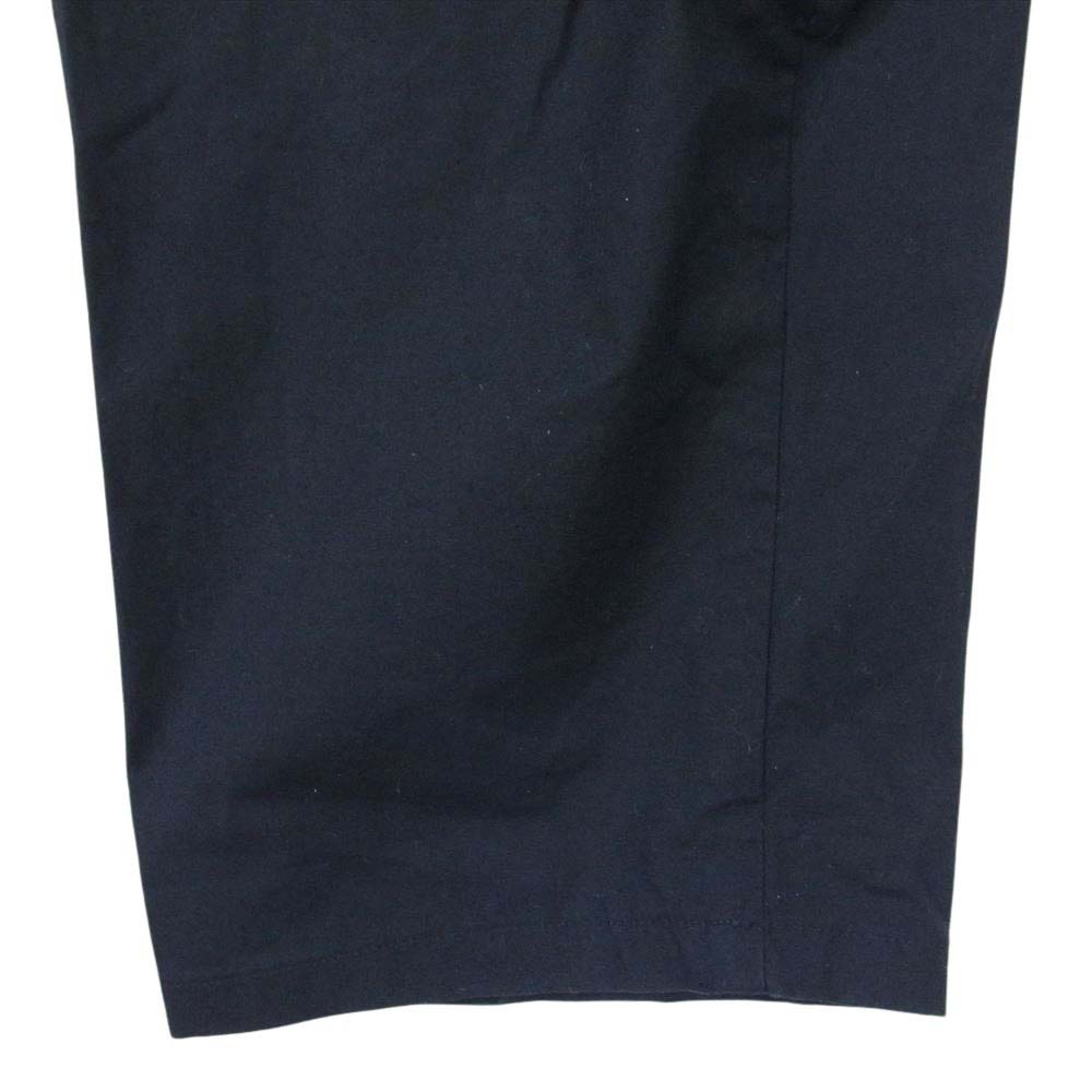 GRAPHPAPER グラフペーパー 21SS GM211-40619B Stretch Typewriter Chef Pants ストレッチタイプライター シェフパンツ テーパード パンツ ネイビー系 F【中古】