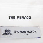 THE RERACS ザリラクス 22SS 22SS-REBL-295-2-J Thomas Mason トーマスメイソン 比翼 レギュラーカラー 長袖 シャツ ホワイト系 48【中古】