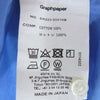 GRAPHPAPER グラフペーパー 22AW GM223-50076B High Count Broad Band Collar Shirt ハイカウント ブロード バンドカラー 長袖 シャツ ブルー系 F【中古】