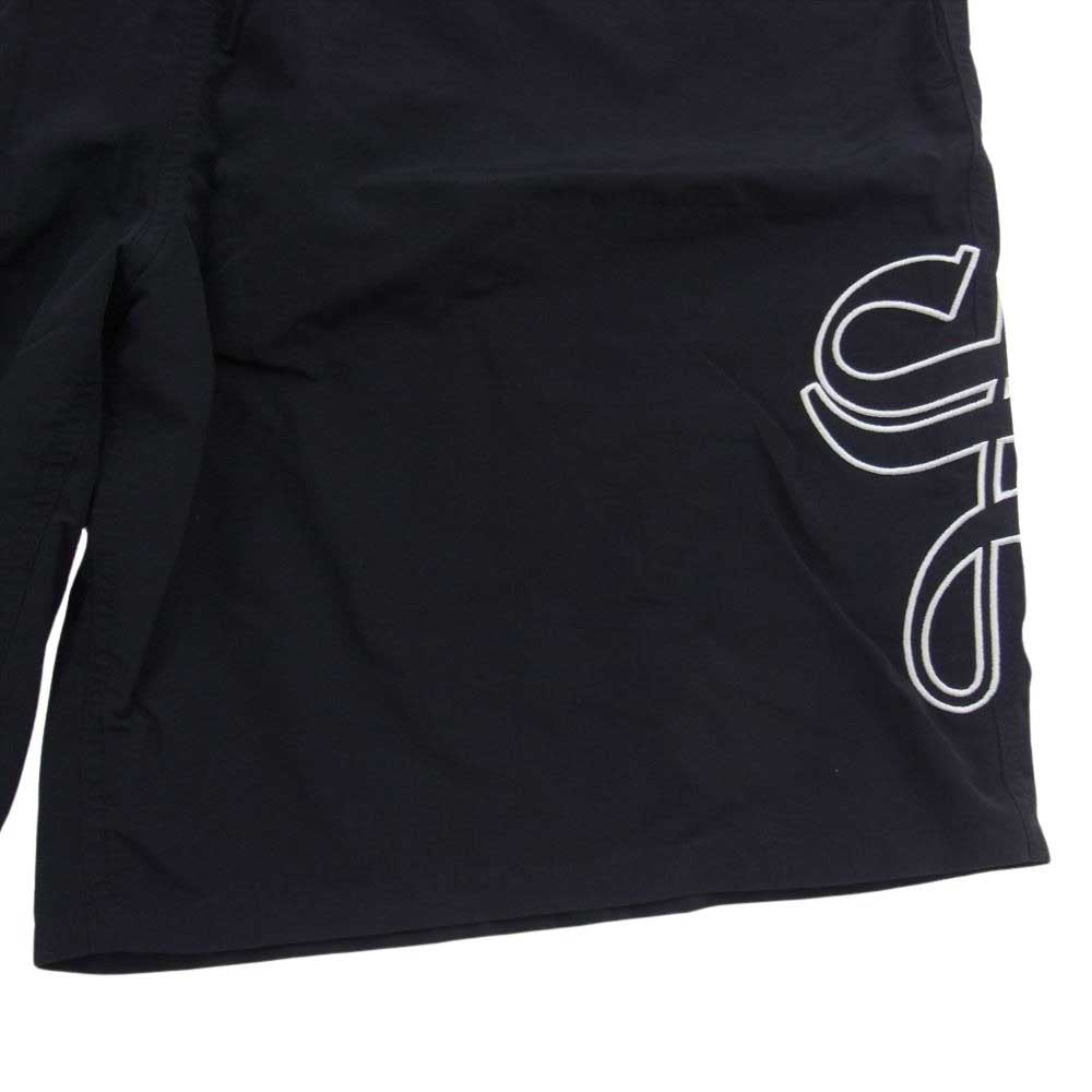 Supreme シュプリーム  23SS  Old English Nylon Short  オールドイングリッシュ ロゴ ナイロン ショーツ ショートパンツ ブラック ブラック系 L【中古】