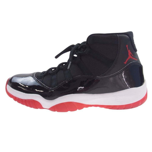 NIKE ナイキ 378037-061 AIR JORDAN 11 RETRO  エアジョーダン11 レトロ ブレッド ハイカット スニーカー ブラック系 28.5cm【美品】【中古】