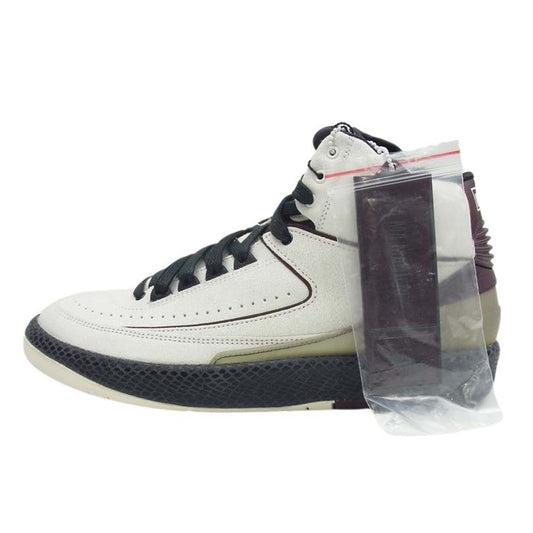 NIKE ナイキ DO7216-100 × A MA MANIERE AIR JORDAN 2 RETRO ア マ マニエール エアジョーダン2 レトロ ハイカット スニーカー ホワイト系 27.5cm【新古品】【未使用】【中古】