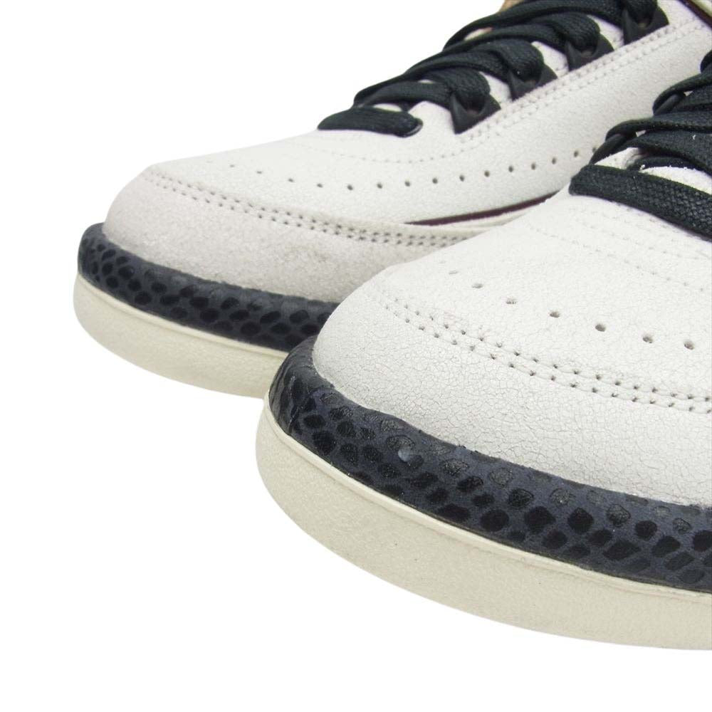 NIKE ナイキ DO7216-100 × A MA MANIERE AIR JORDAN 2 RETRO ア マ マニエール エアジョーダン2 レトロ ハイカット スニーカー ホワイト系 27.5cm【新古品】【未使用】【中古】