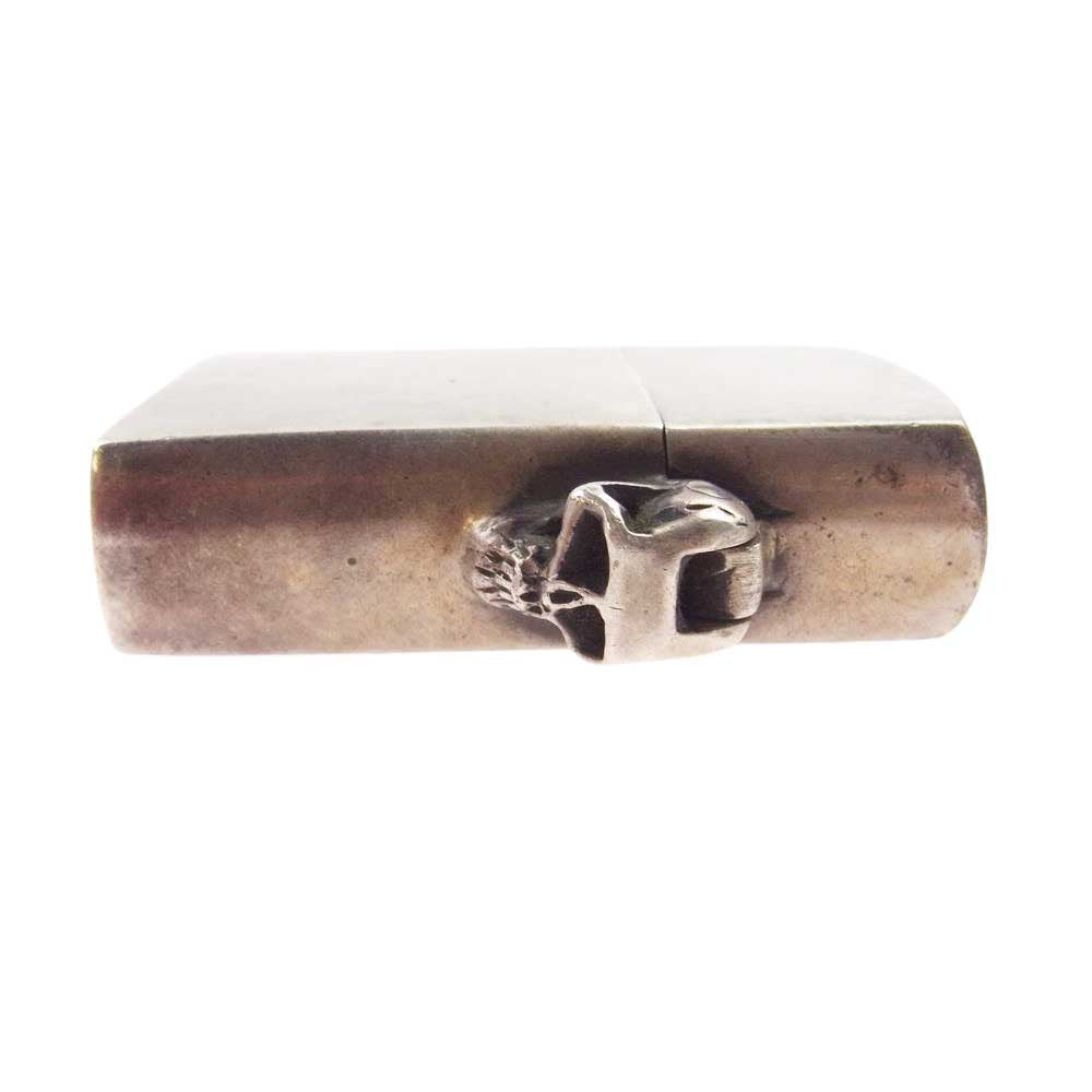 Ghost ゴースト STANLEY GUESS スタンリーゲス スカルヒンジ ZIPPO 2000年製インサイドユニット ジッポ ライター シルバー系【中古】