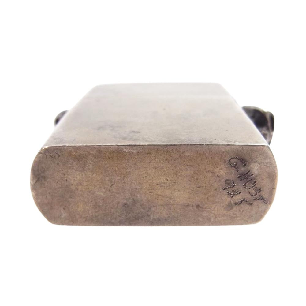 Ghost ゴースト STANLEY GUESS スタンリーゲス スカルヒンジ ZIPPO 2000年製インサイドユニット ジッポ ライター シルバー系【中古】